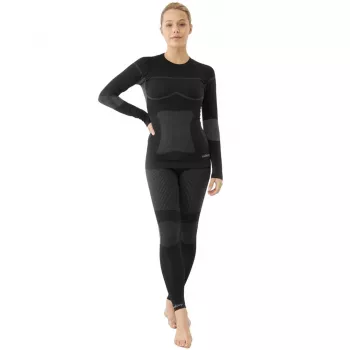 VIKING Ilsa Conjunto de roupa térmica interior para mulher Preto L