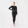 VIKING Ilsa Conjunto de roupa térmica interior para mulher Preto L