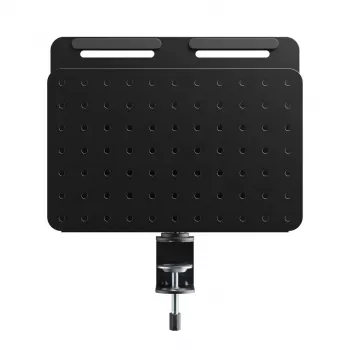 Activejet APB-006B Organizador de secretária perfurado rotativo com suporte vertical para documentos, Preto
