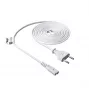 Akyga AK-RD-06A Cabo de alimentação CEE 7/16 (ficha euro) para IEC C7, 2,5 A, 1,5 m, Branco