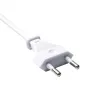 Akyga AK-RD-06A Cabo de alimentação CEE 7/16 (ficha euro) para IEC C7, 2,5 A, 1,5 m, Branco