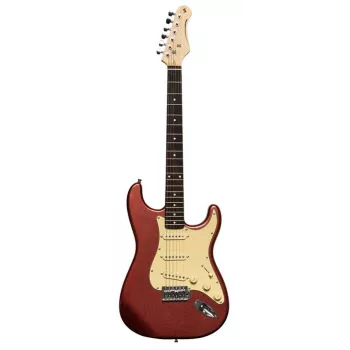 Stagg SES-30 CAR Guitarra elétrica - Candy Apple Red