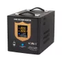 KEMOT PROsinus-2000 Inversor UPS de onda sinusoidal pura 12V para 230V 2000VA/1200W com função de carregamento - preto