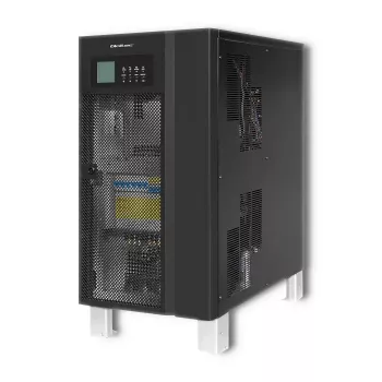 UPS online de dupla conversão trifásico Qoltec 53948 10kVA 8kW com LCD