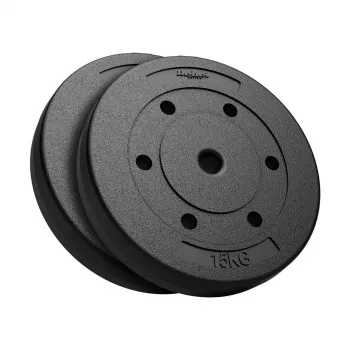 Conjunto de pesos de betume REBEL ACTIVE 2x15 kg, furo 31 mm