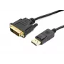 Cabo adaptador DisplayPort para DVI-D Accura 1,8 m preto