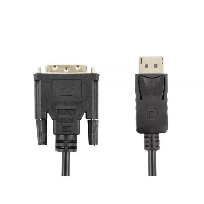 Cabo adaptador DisplayPort para DVI-D Accura 1,8 m preto