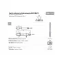 Macho de roscar à máquina M20 x 1,5 rosca métrica fina, DIN 2181, tolerância 6H, HSS, bruto