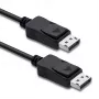 Cabo DisplayPort 1.1 Qoltec, macho para macho, 4K, 2m, preto