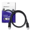 Cabo DisplayPort 1.1 Qoltec, macho para macho, 4K, 2m, preto