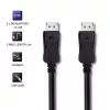 Cabo DisplayPort 1.1 Qoltec, macho para macho, 4K, 2m, preto