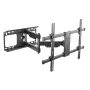Suporte de parede para TV com movimento total KRUGER & MATZ LEC-KM1305 para televisores de 37-70 polegadas, orientável, inclinável, extensível, 40 kg, preto