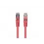 Pack de 10 cabos de rede Cat.6 FTP Lanberg 0,5 m vermelho Fluke Passed