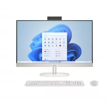 HP All-in-One 27 - Intel Core Ultra 7 155U - 27 polegadas FHD IPS - 16GB RAM - 512GB SSD - Windows 11 Home - branco