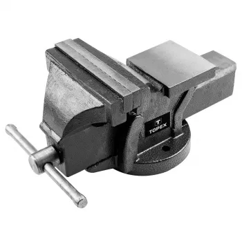 Topex 07A112 Torno de Bancada 100 mm Base Giratória Ferro Fundido