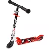 Disney Spider-Man Trotinete de 2 Rodas para Crianças, Dobrável, Guiador Ajustável, Vermelho/Azul