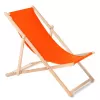 Espreguiçadeira clássica em madeira de faia GreenBlue GB183 laranja