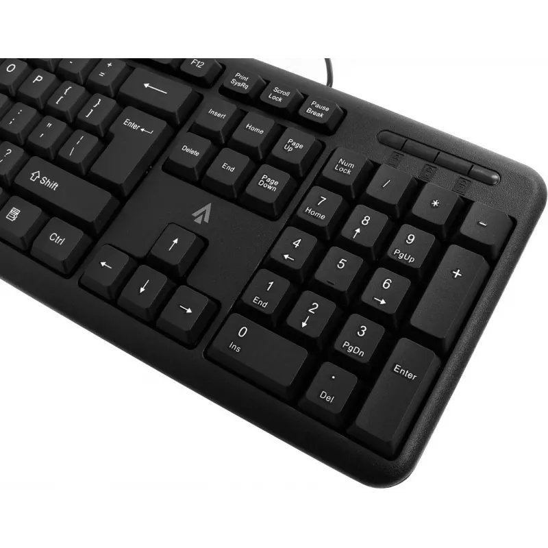 Accura Vista ACC-K1411 teclado com fio de tamanho completo, USB, QWERTY, preto