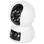 Câmara IP PTZ interior dupla APTI-W21A1-TUYA com lente dupla 6MP Wi-Fi, auto-tracking e áudio bidirecional