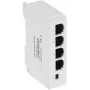 DELTA SPT-POE/3-POE-DIN-E switch/extensor PoE de 4 portas para calha DIN, 3x saída PoE 30W, 10/100 Mbps, não gerido, -40 a 75°C