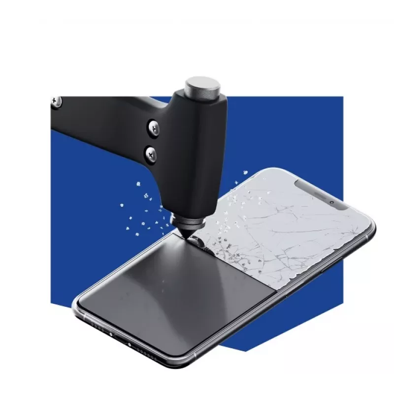 Película de proteção de ecrã em vidro híbrido 3MK NeoGlass para Samsung Galaxy A33 5G - moldura preta