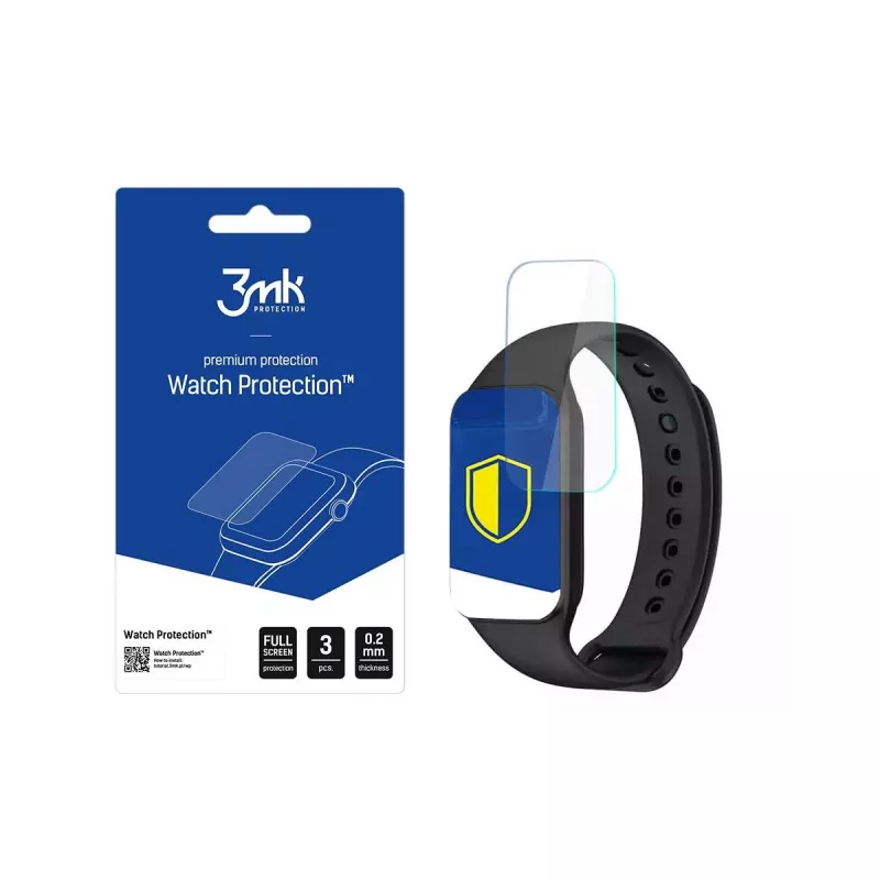Película de proteção de ecrã 3mk Watch Protection ARC+ para Xiaomi Redmi Smart Band 2