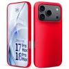 Capa 3mk Hardy Mellow para Apple iPhone 17 Pro Max / 18 Pro Max vermelha