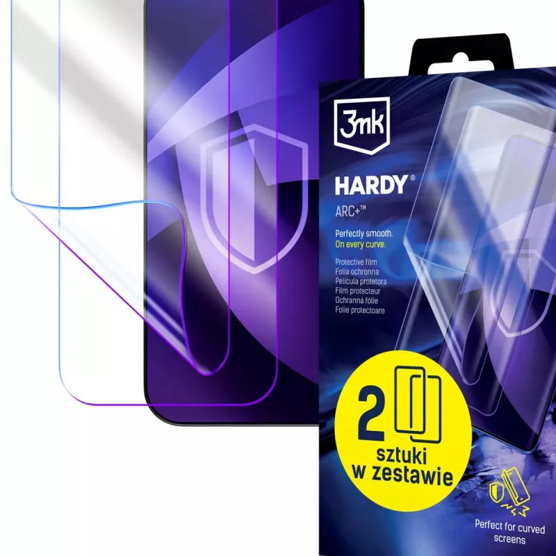 Película de proteção de ecrã 3mk Hardy ARC+ para POCO X8 Pro (pack de 2)