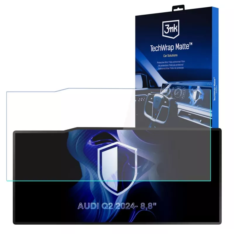 3MK PROTECTION AUDI Q2 8.8 (2024 - ) - 3mk TechWrap ecrã central mate