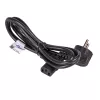 Cabo de alimentação angular Akyga AK-PC-02A, CEE 7/7 para IEC C13 90°, 1,5 m, preto