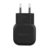 Carregador de parede Qoltec 12W 5V 2.4A USB + USB-C
