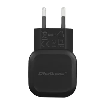 Carregador de parede Qoltec 12W 5V 2.4A USB + USB-C