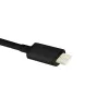 Carregador de parede Qoltec 12W 5V 2.4A USB + USB-C