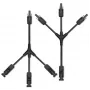 Par de conectores solares em Y MC4 Qoltec 1000V 30A IP67