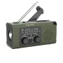 Kruger&Matz KM0836 Rádio de emergência solar com SOS, power bank de 5000 mAh, lanterna e dínamo