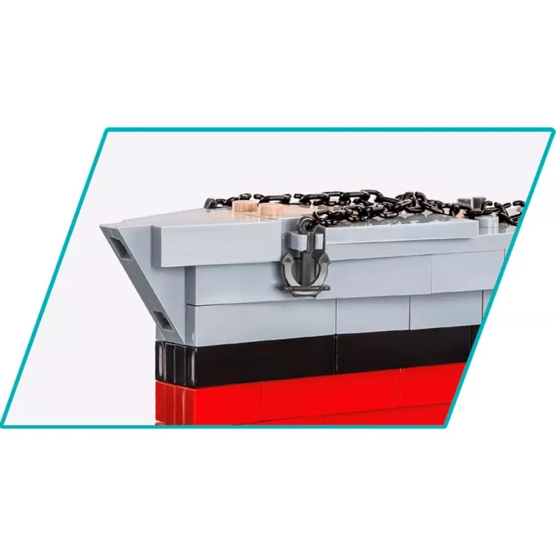 COBI Couraçado Gneisenau, modelo à escala 1:300