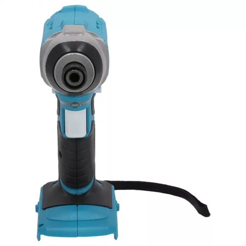 Chave de impacto a bateria sem escovas DEDRA DED7045 18V com binário máximo de 170 Nm, encaixe sextavado de 1/4 polegadas, controlo eletrónico de 3 velocidades, luz LED, clipe de cinto e punho softgrip – Apenas ferramenta