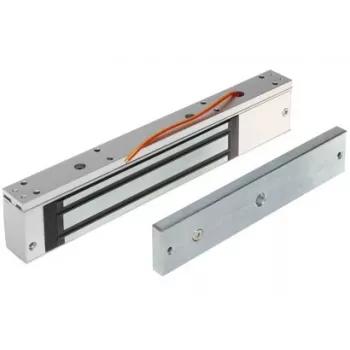 Fechadura eletromagnética de porta INNE ZE-280-5 280 kg força de retenção fail-safe montagem à superfície 12/24V DC com LED e proteção contra sobretensão MOV