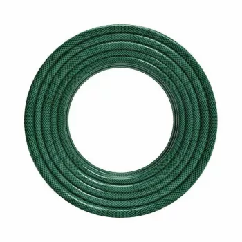AWTOOLS AW70424 Mangueira de jardim PVC reforçada de 3 camadas 1/2 polegadas 25m, 8 bar, resistente a UV e algas, verde