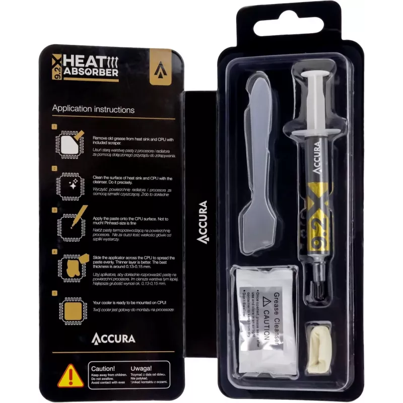 Accura Heat Absorber 9.2X Cinzento Conjunto 2 g Pasta térmica