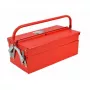 AWTOOLS AW30982 Mala de ferramentas portátil com tabuleiro e organizadores na tampa, preto/vermelho