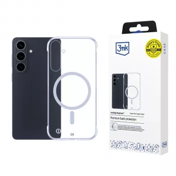 3MK Just20g MagCase para Samsung Galaxy S26+ Capa traseira MagSafe transparente