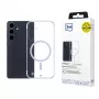 3MK Just20g MagCase para Samsung Galaxy S26+ Capa traseira MagSafe transparente