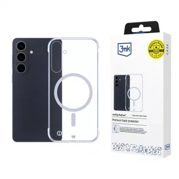 3MK Just20g MagCase para Samsung Galaxy S26+ Capa traseira MagSafe transparente