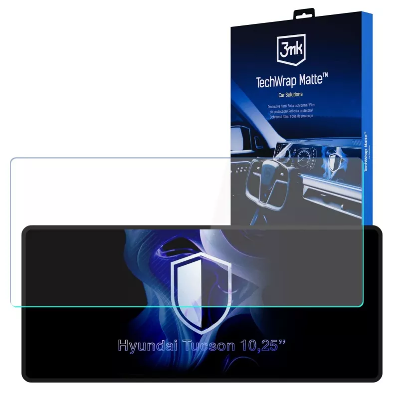 3MK PROTECTION Hyundai Tucson 10,25 polegadas (2020-2024) película protetora TechWrap Matter para o ecrã central