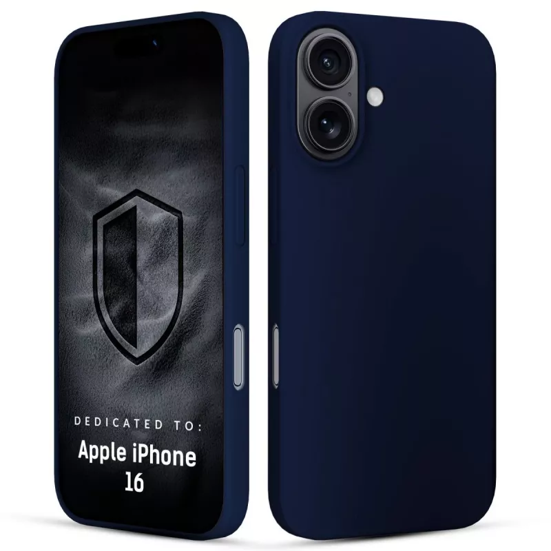 3MK PROTECTION Apple iPhone 16 - capa 3mk Hardy Mellow azul-escura