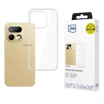 3mk Clear Case para Realme 16 Pro 5G - capa traseira transparente em TPU com tecnologia Absorber™