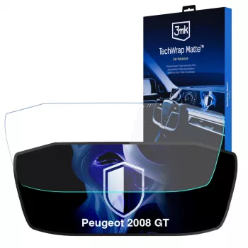 3MK PROTECTION Peugeot 2008 GT película protetora TechWrap Matter para o painel de instrumentos