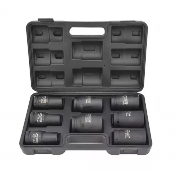 AWTOOLS conjunto de chaves de caixa de impacto 3/4, 8 unid., longas