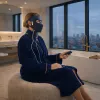 Medivon Lumi 3D Pro Máscara facial de luz LED, azul-marinho